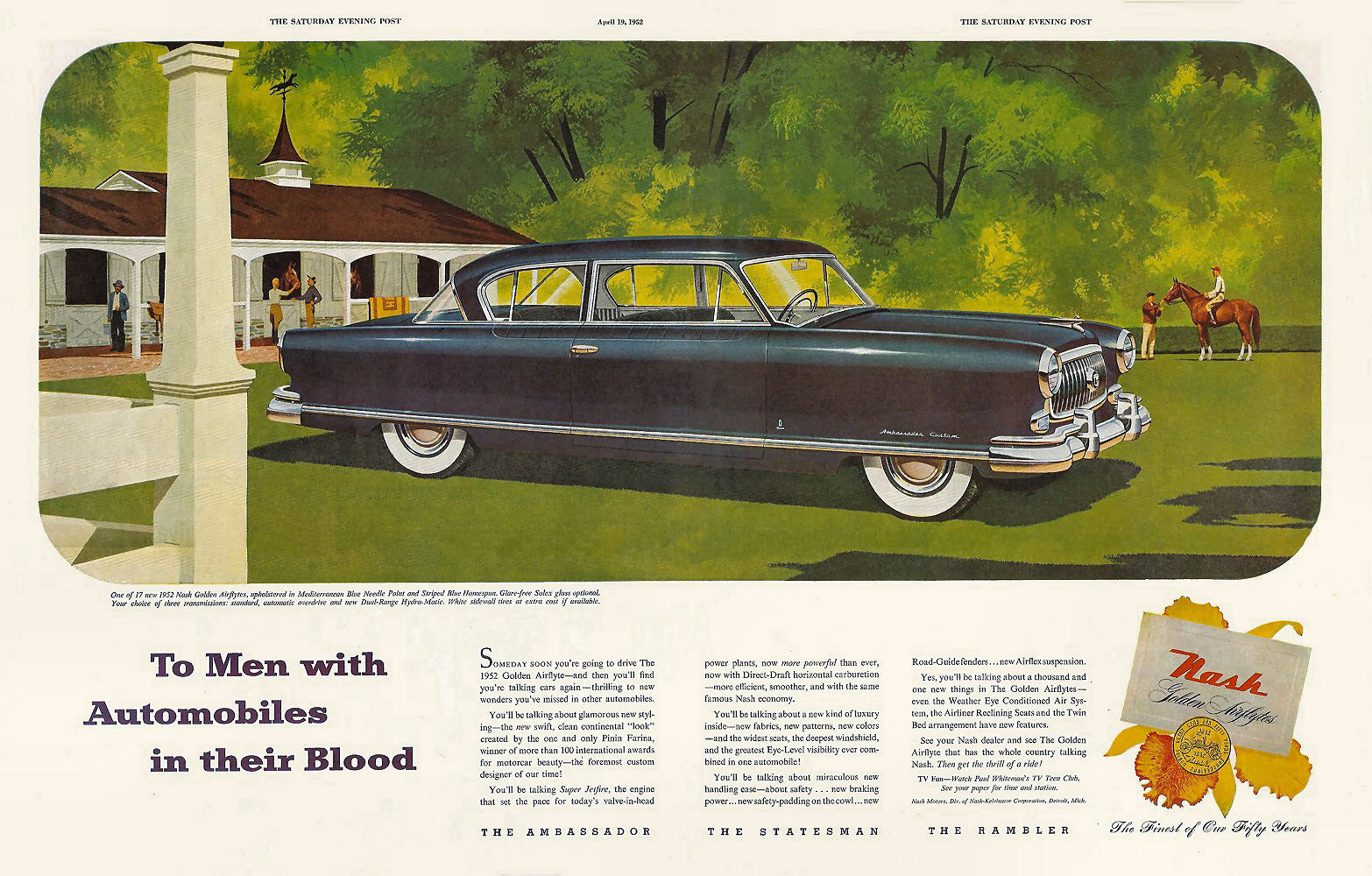 1952 Nash Auto Advertising